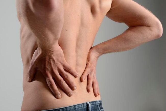 rugpijn met prostatitis